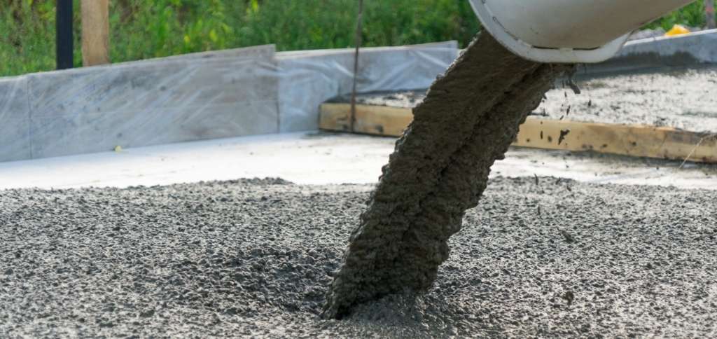 Placing and finishing the surface of the concrete